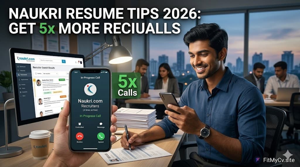 Naukri Resume Tips 2026: Get 5x More Recruiter Calls