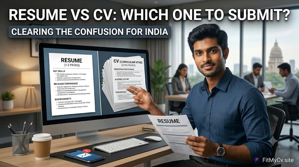 Resume vs CV in India 2026: Which One Should You Actually Submit?